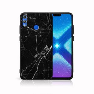 MY ART Ochranný obal Honor 8X -BLACK MARBLE (142)