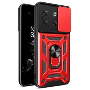 RING CAMERA Obal s držákem pro OnePlus 10T 5G červený