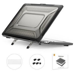 ENKAY RUGGED Ochranný set pro Apple MacBook Pro 13" A1706 / A1989 / A2159 černý