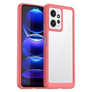 CRYSTAL Ochranný kryt pro Xiaomi Redmi Note 12 červený