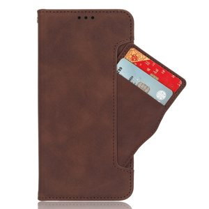 SLOT Peněženkový obal pro Xiaomi Redmi Note 12 5G hnědý