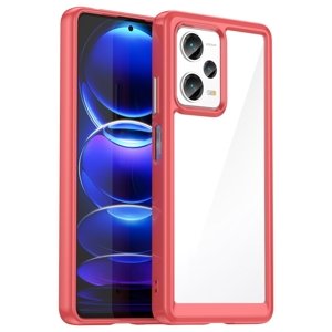 CRYSTAL Ochranný kryt pre Xiaomi Redmi Note 12 Pro+ 5G červený