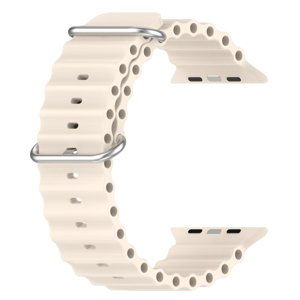 OCEAN Řemínek pro Apple Watch Ultra 1 / 2 (49mm) / 9 / 8 / 7 (45mm) / 6 / SE / 5 / 4 (44mm) / 3 / 2 / 1 (42mm) béžový