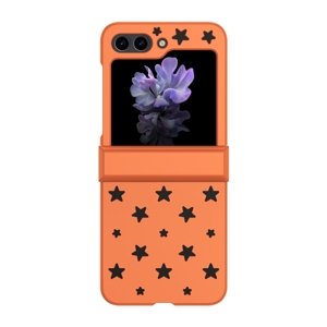 STARRY Plastový kryt pro Samsung Galaxy Z Flip 5 5G oranžový