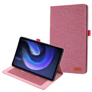 FABRIC Zaklápěcí obal pro Xiaomi Pad 6 / Pad 6 Pro růžový