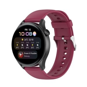 SILICONE Řemínek pro Huawei Watch 4 / Watch 4 Pro bordó