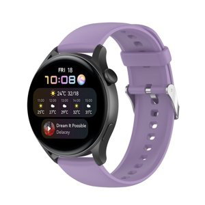 SILICONE Řemínek pro Huawei Watch 4 / Watch 4 Pro fialový