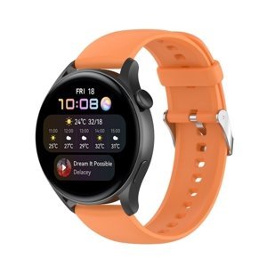 SILICONE Řemínek pro Huawei Watch 4 / Watch 4 Pro oranžový