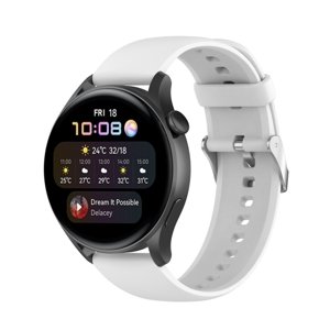 SILICONE Řemínek pro Huawei Watch 4 / Watch 4 Pro bílý