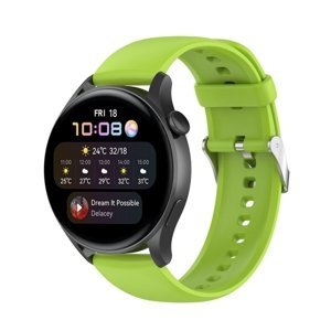 SILICONE Řemínek pro Huawei Watch 4 / Watch 4 Pro světle zelený