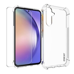 ENKAY SET Průhledný obal + 2.5D ochranné sklo Samsung Galaxy A54 5G