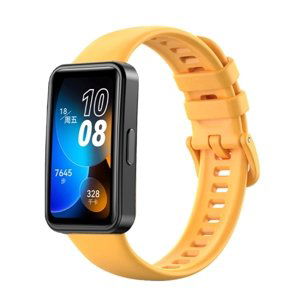 SILICONE Řemínek pro Huawei Band 8 žlutooranžový