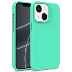 ECO RUBBER Ochranný obal Apple iPhone 15 světle zelený