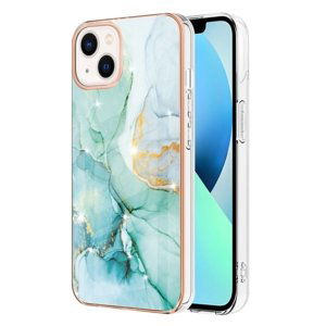 IMD MARBLE Ochranný kryt Apple iPhone 15 Plus GREEN