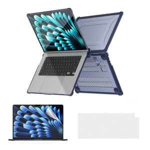 ENKAY RUGGED Ochranný set pro Apple MacBook Air 15" M2 2023 (A2941) tmavě modrý