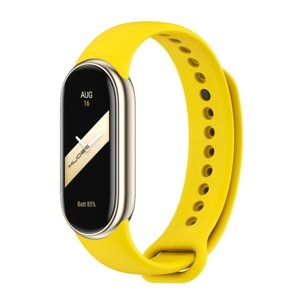 RUBBER Řemínek pro Xiaomi Smart Band 8 žlutý