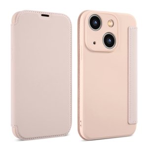 SOFTY Zaklápěcí obal pro Apple i Phone 15 světle růžový