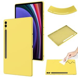 RUBBER Ochranný kryt pro Samsung Galaxy Tab S9 FE+/S9+ žlutý