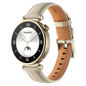 LEATHER Kožený řemínek pro Huawei Watch GT 4 41mm béžový