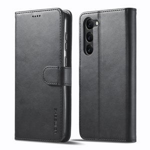 IMEEKE Peňaženkový obal pre Samsung Galaxy S24 5G čierny