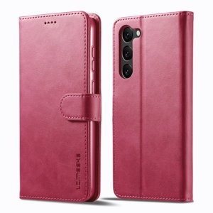 IMEEKE Peňaženkový obal pre Samsung Galaxy S24 5G ružový