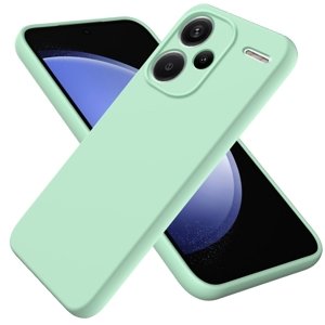 RUBBER Ochranný kryt pro Xiaomi Redmi Note 13 Pro+ 5G zelený