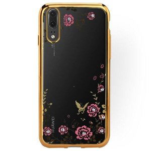 BLOOM TPU obal Huawei P20 zlatý