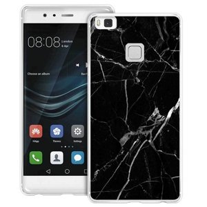 MY ART kryt Huawei P9 Lite BLACK MARBLE (142)