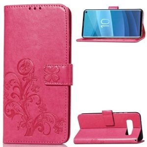 ART Peňaženkový obal Samsung Galaxy S10e FLOWER růžový