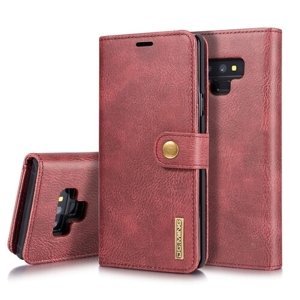 DG.MING Peňaženkový obal 2v1 Samsung Galaxy Note 9 červený