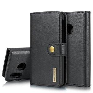 DG.MING Peňaženkový obal 2v1 Samsung Galaxy A40 čierny