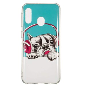 ART TPU svítící kryt Samsung Galaxy A20e DOG