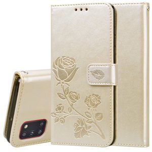 ART Peňaženkový kryt Samsung Galaxy A31 ROSE zlatý