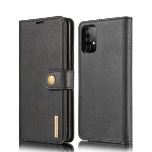 DG.MING Peňaženkový obal 2v1 Samsung Galaxy A52 / A52 5G / A52s černý