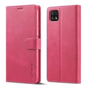 IMEEKE Peňaženkový kryt Samsung Galaxy A22 5G růžový