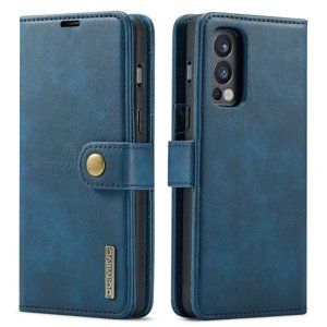 DG.MING Peněženkový obal 2v1 OnePlus Nord 2 5G modrý