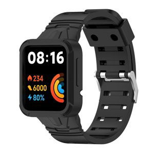 GLACIER Ochranné pouzdro s řemínkem Xiaomi Redmi Watch 2 Lite černé