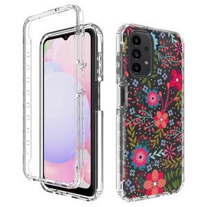 DUAL ART Odolný kryt Samsung Galaxy A13 FLOWERS