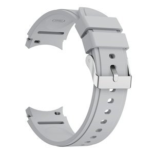 SOFT Řemínek pro Samsung Galaxy Watch 4 (40/44mm) 4 Classic (42/46mm) šedý