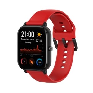 SILICONE Řemínek pro Amazfit GTS 4 Mini červený