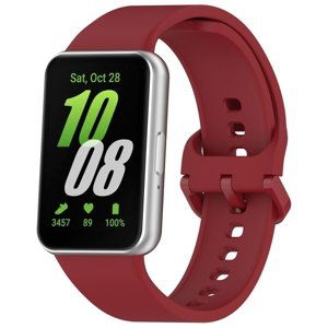 SILICONE Vyměnitelný řemínek pro Samsung Galaxy Fit3 červený