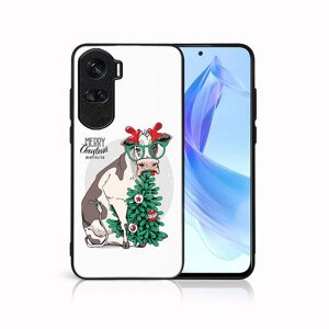 MY ART Kryt s vianočným dizajnom Honor 90 Lite 5G MERRY CHRISTMAS (074)