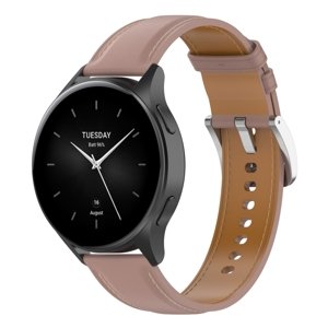 LEATHER Kožený remienok pre Xiaomi Watch 2 tmavoružový