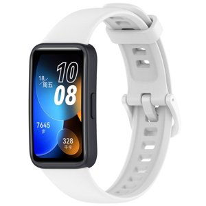 SILICONE Vyměnitelný řemínek pro Huawei Band 9 bílý