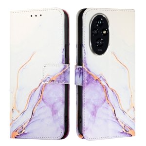 ART MARBLE Peněženkový kryt pro Honor 200 Pro PURPLE