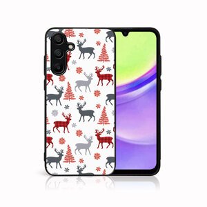 MY ART Kryt s vianočným dizajnom Samsung Galaxy A25 5G DEER (068)