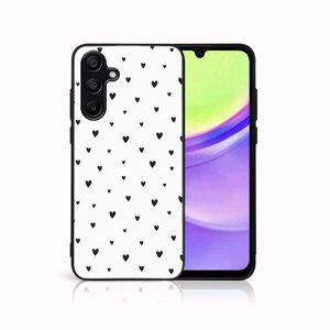 MY ART Ochranný kryt pre Samsung Galaxy A25 5G BLACK HEARTS (167)