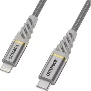 Kabel OtterBox 1m Lightning to USB-C Fast Charge Cable, Silver (78-52554)