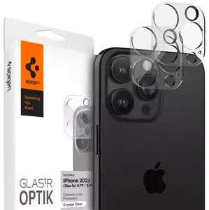 Ochranné sklo Spigen Glass tR Optik 2 Pack, crystal clear - iPhone 15 Pro/15 Pro Max/iPhone 14 Pro/14 Pro Max (AGL05761)