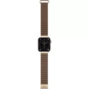 Řemínek Laut Novilux for Apple Watch 42/44/45/49 sepia brown (L_AWL_NL_BR)